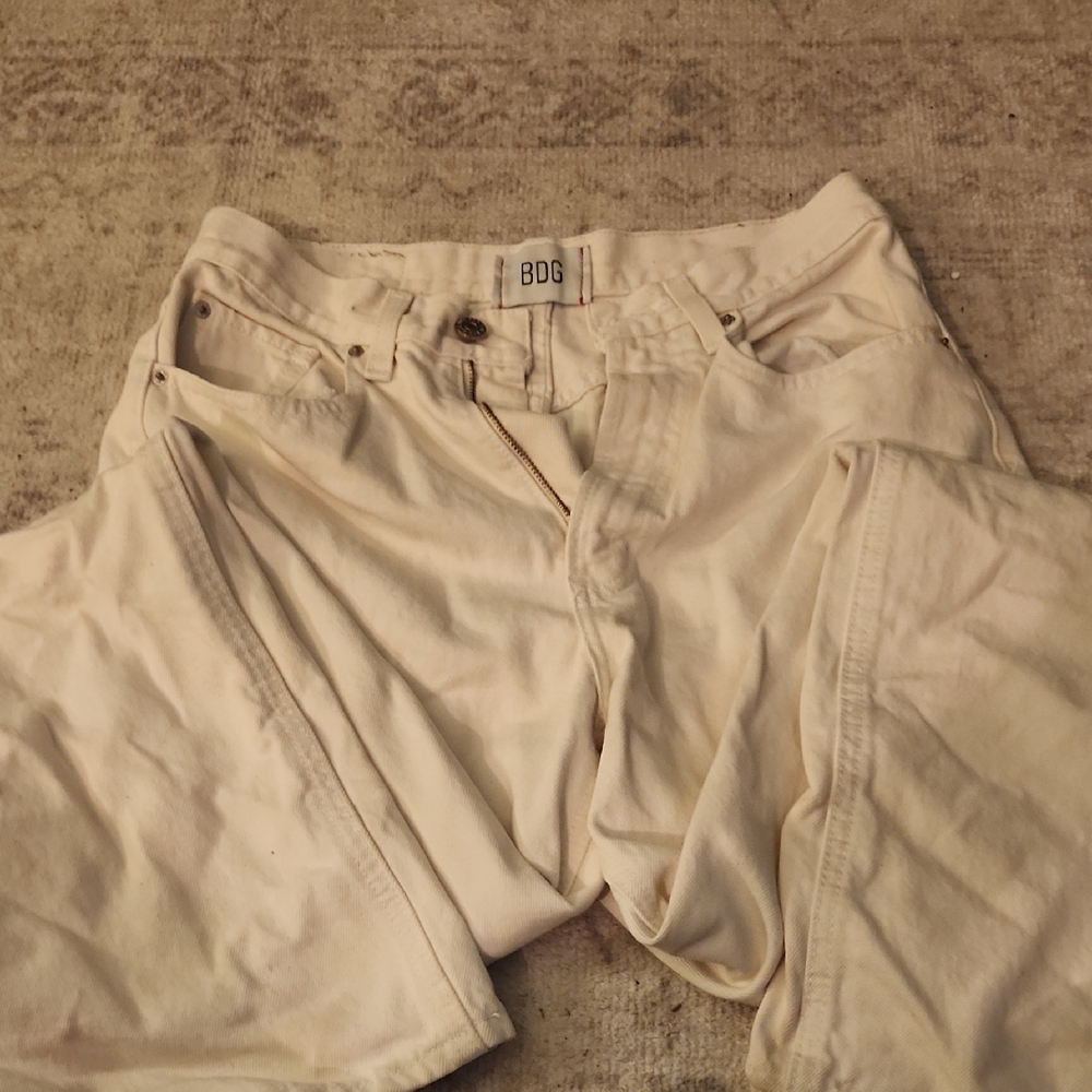BDG Off-White Denim Pants